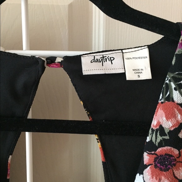 Boho floral print deep v maxi romper - Picture 3 of 4